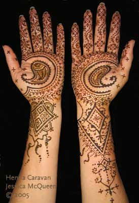 henna tattoos on hands