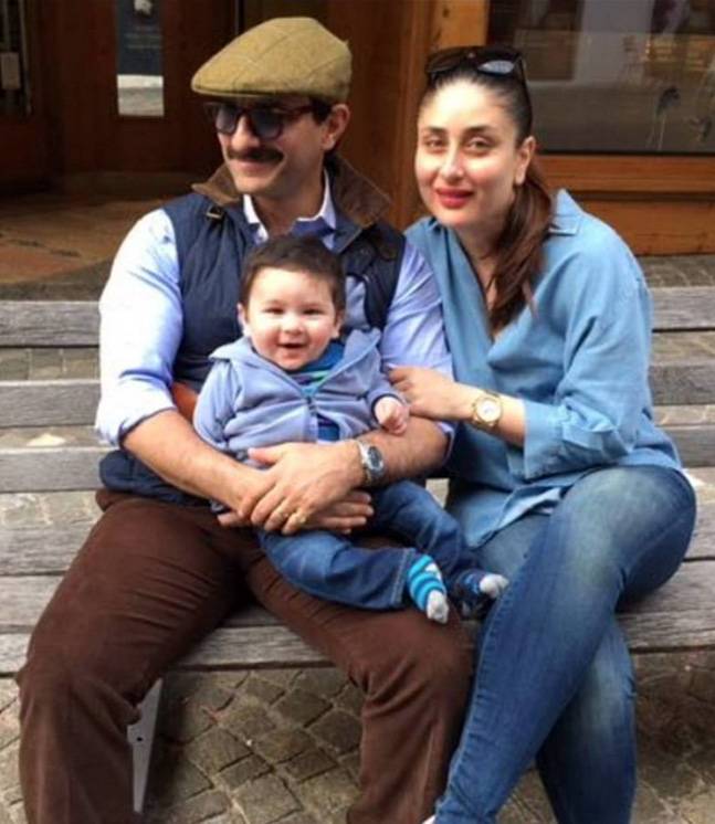 LIBURAN PERDANA SAIF ALI KHAN, KAREENA KAPOOR BESERTA PUTRA MEREKA, TAIMUR ALI KHAN