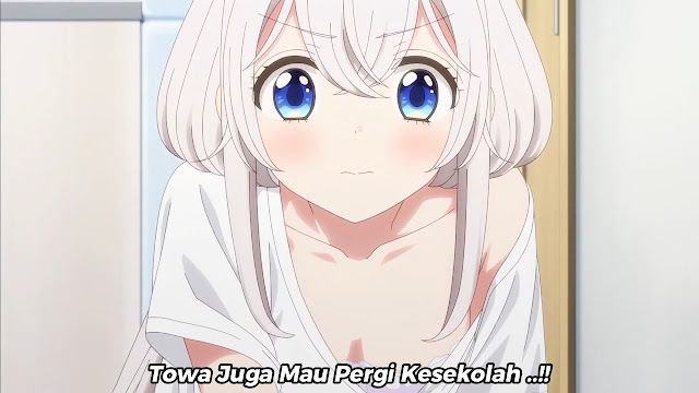 One Room, Hiatari Futsuu, Tenshi-Tsuki. Episode 2 Subtitle Indonesia