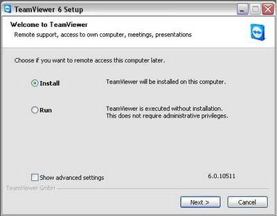 Team Viewer 6.0.10511