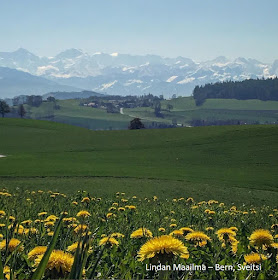 Alppimaisema Sveitsissä Bern