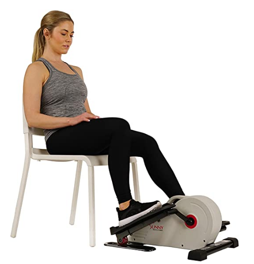 Sunny Health & Fitness Magnetic Under Desk Elliptical Foot Pedal Exerciser