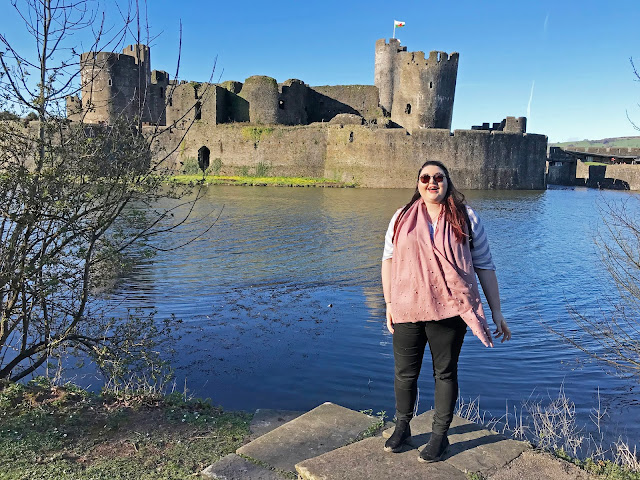 What to do in South Wales Caerphilly Castle Plus size travel blogger