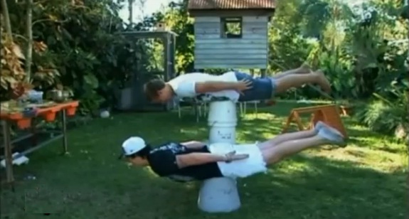 the planking craze. australian planking craze.