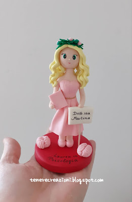 Cake topper laurea psicologia