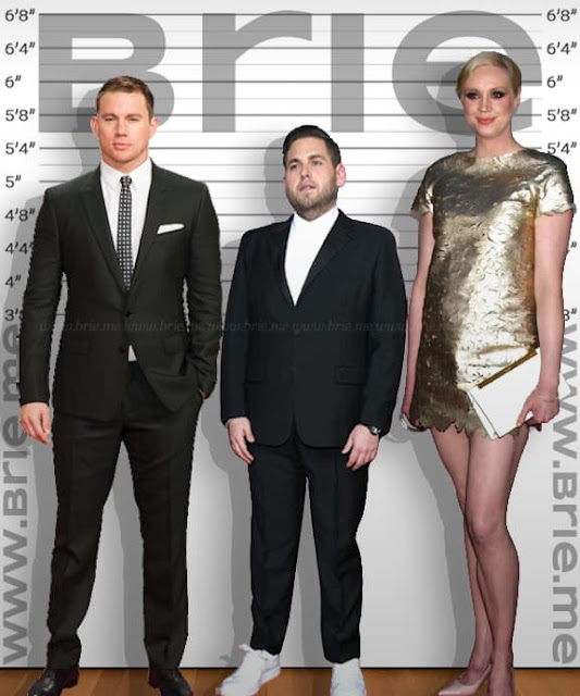 Gwendoline Christie with Channing Tatum and Jonah Hill