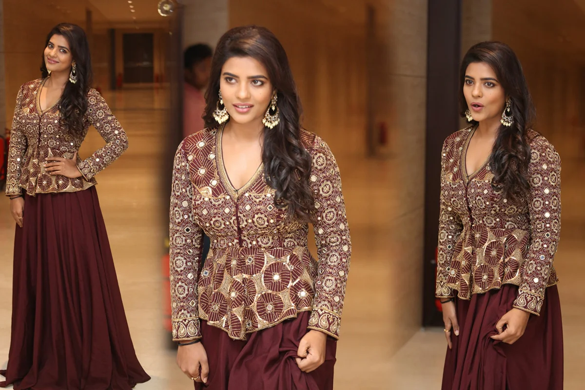 Aishwarya Rajesh stills At World Famous Lover Pre Release