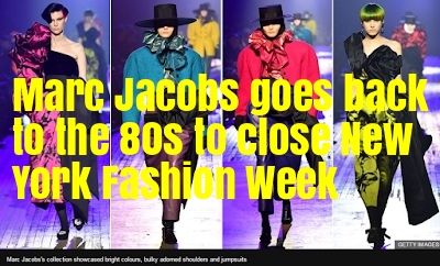 Marc Jacobs goes back to the 80s to close New York Fashion Week