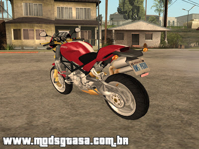 Ducati Monster S4R para GTA San Andreas