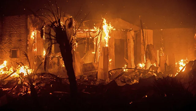 The largest forest fire in the history of California is localized