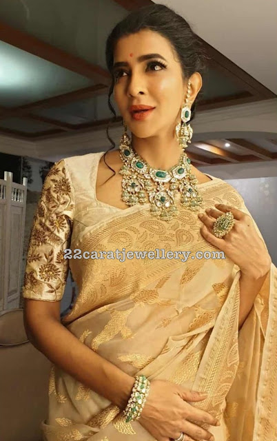 Lakshmi Manchu Grand Polki Choker