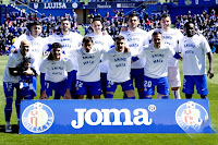 GETAFE C. F. Temporada 2021-22. Olivera, Mitrovic, Enes Ünal, Okay Yokuşlu, David Soria, Djené. Sandro, Aleñá, Damián Suárez, Arambarri y Maksimovic. Los jugadores llevan una camiseta en apoyo de Jaime Mata, operado de una luxación de hombro esta semana. GETAFE C. F. 1 R. C. D. MALLORCA 0 Sábado 02/04/2022, 14:00 horas. Campeonato de Liga de 1ª División, jornada 30. Getafe, Madrid, estadio Coliseum Alfonso Pérez: 8.946 espectadores. GOLES: 1-0: 82’, Borja Mayoral.