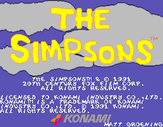 Videojuego The Simpsons - Arcade