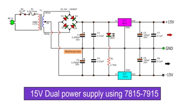 rangkaian power supply ct