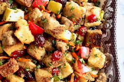 5-Star Sausage Apple and Cranberry Stuffing