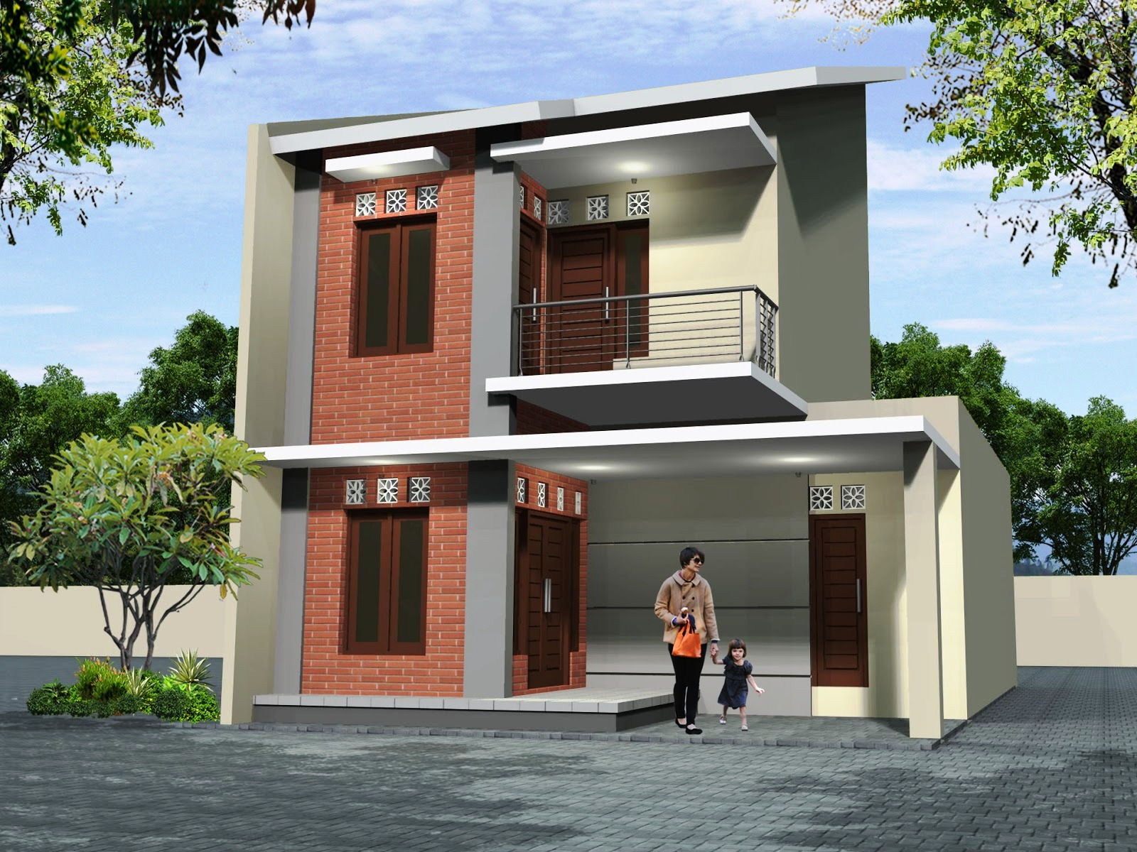 75 Desain Rumah Type 36 Minimalis 2 Lantai 1 Lantai Sederhana