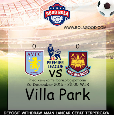 "Agen Bola - Prediksi Skor Aston Villa vs West Ham Posted By : Prediksi-skorterbaru.blogspot.com"