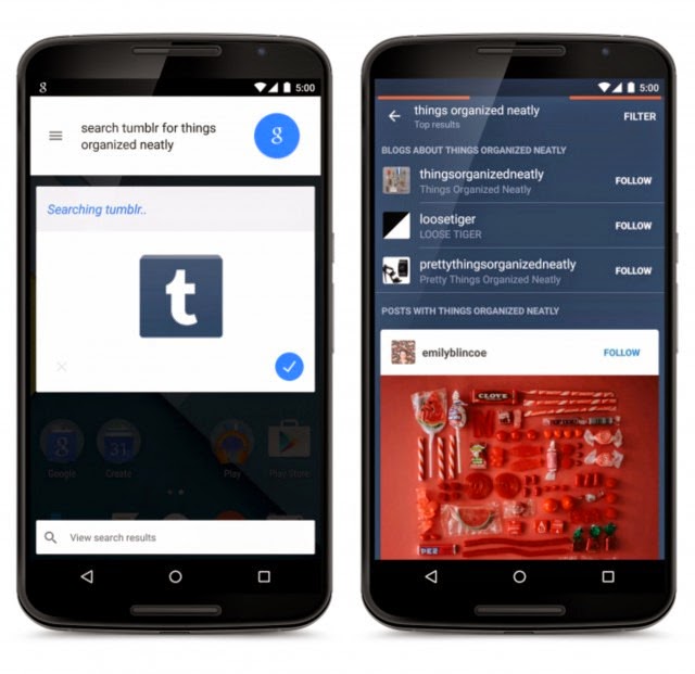 Android app gets redesigned