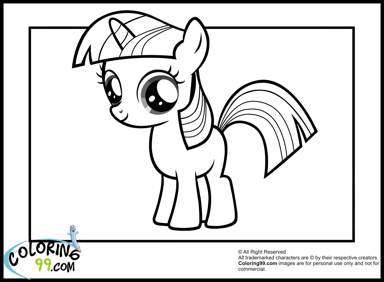 Download My Little Pony Twilight Sparkle Coloring Pages | Minister ...