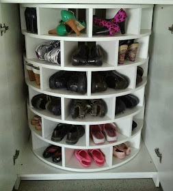 Rotating Shoe Rack