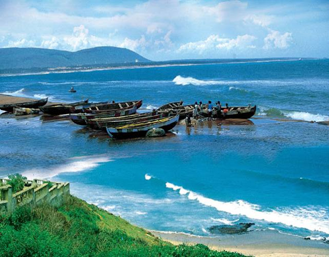 RushiKonda Beach in front of college GITAM