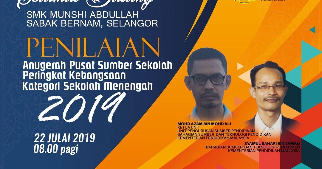 SMK MUNSHI ABDULLAH: PENILAIAN ANUGERAH PUSAT SUMBER ...