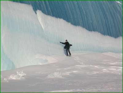 Antarctica frozen Wave