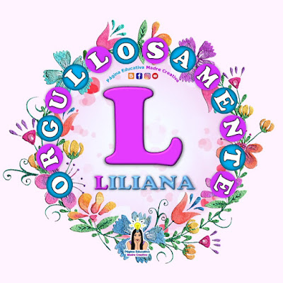 Nombre Liliana - Carteles para mujeres - Día de la mujer