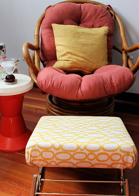 Mid Century Mod Stool Makeover