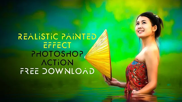 Realistic Painting FX Photoshop Action free Download