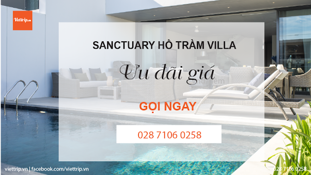 Sanctuary hồ tràm villa khuyến mãi đặc biệt