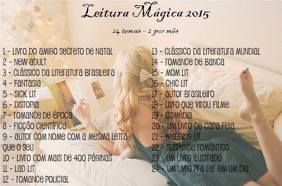 Eu participo do Desafio Leitura Mágica