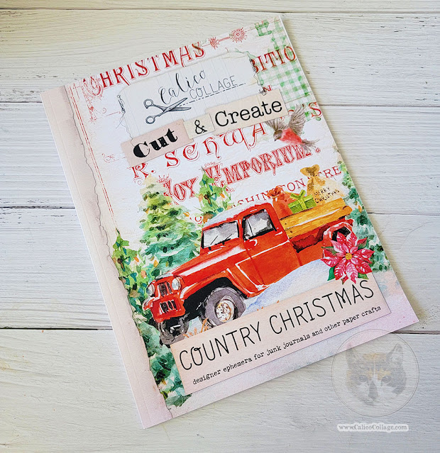 Christmas Ephemera Book for Junk Journals