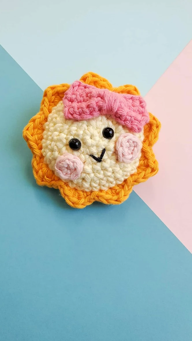 FREE Mini Amigurumi Sun Crochet Pattern