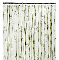 Bamboo Vinyl Shower Curtain4