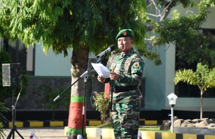Korem 141/Toddopuli Gelar Upacara Hari Juang TNI-AD Ke-77 TA. 2022