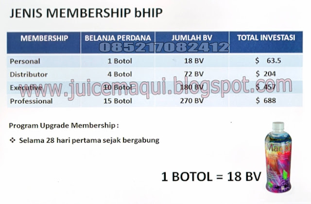 Bisnis Maqui Juice bHIP Global Indonesia