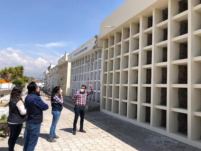 Cementerio Municipal cuenta con 10 nuevos bloques para bóvedas y nichos