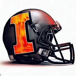 Illinois Fighting Illini Concept Football Helmets