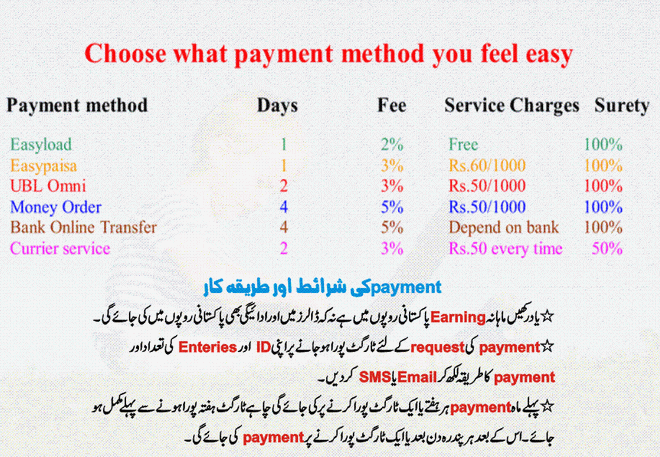 Free Data Entry Work And E Currency Exchange In Pakistan - 