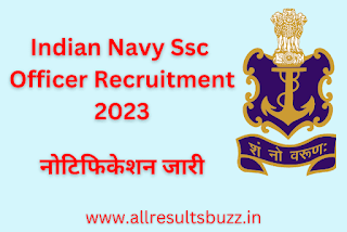 Indian Navy Ssc Officer Recruitment 2023
