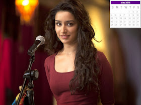 Shraddha Kapoor Calendar 2014