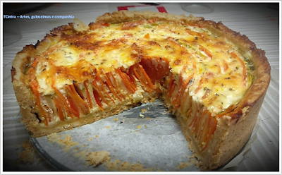 Torta salgada; torta de legumes; lanche; almoço; torta caseira; acompanhamento para carnes