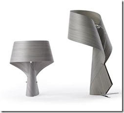 lampe à poser Air en gris