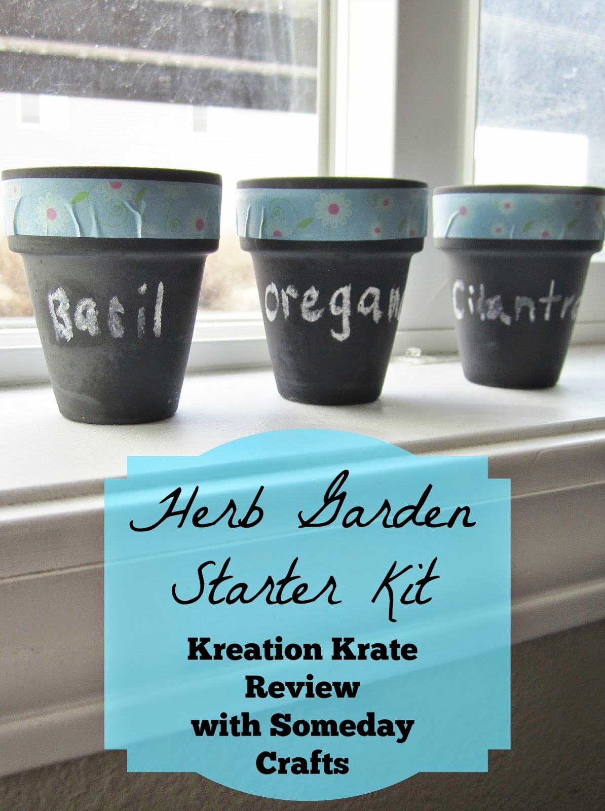 Kreation Krate Herb Garden Starter Kit and Review