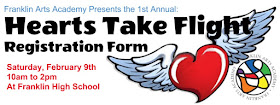 Hearts Take Flight - Feb 9 - art workshop for students 6 - 12