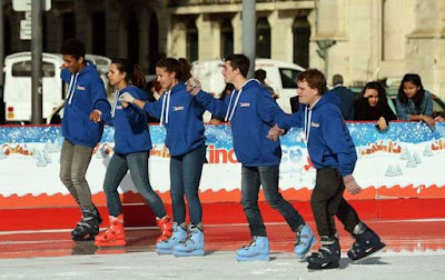 pista de gelo na Praça do Comércio, em Lisboa, até dia 31 de Janeiro 