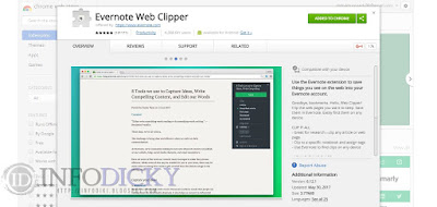 Cara Mudah Menyimpan Artikel Ke Evernote Di Google Chrome