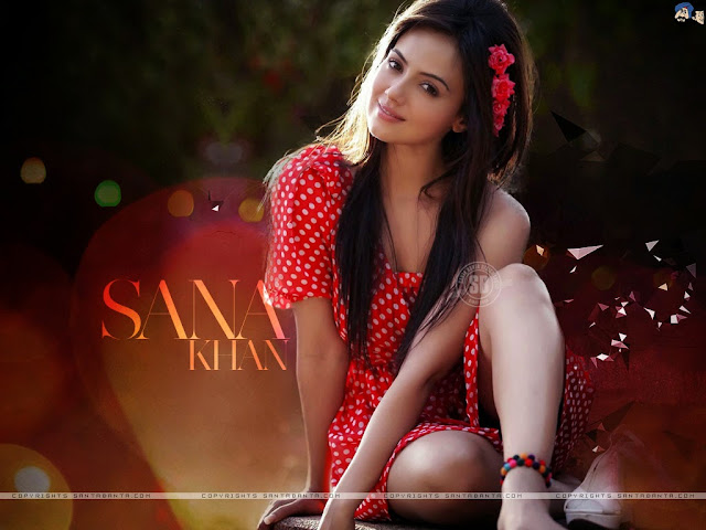Sana Khan ndian Actress Wallpaper