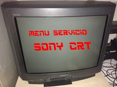 sony crt tele tubo triniton